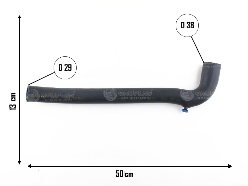 CAUPLAS MANGUERA RADIADOR SUPERIOR RENAULT 4 OEM:7702078538 =YACO 895