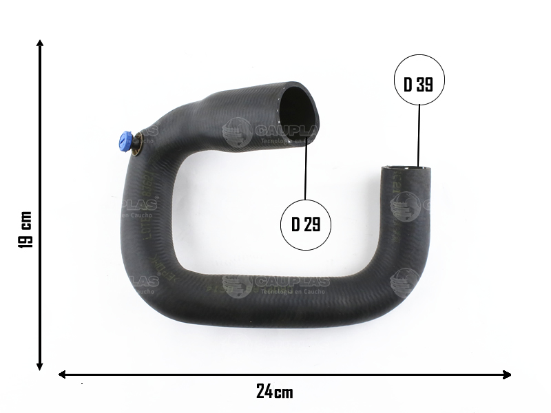 CAUPLAS MANGUERA RADIADOR SUPERIOR RENAULT 18