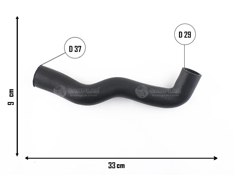 CAUPLAS MANGUERA RADIADOR SUPERIOR RENAULT 18 FUEGO OEM:7702094058 =YACO 1139