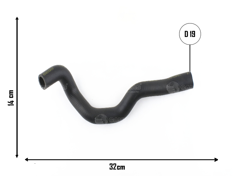 CAUPLAS MANGUERA RADIADOR SUPERIOR RENAULT SCENIC I MEGANE I OEM:8200039246