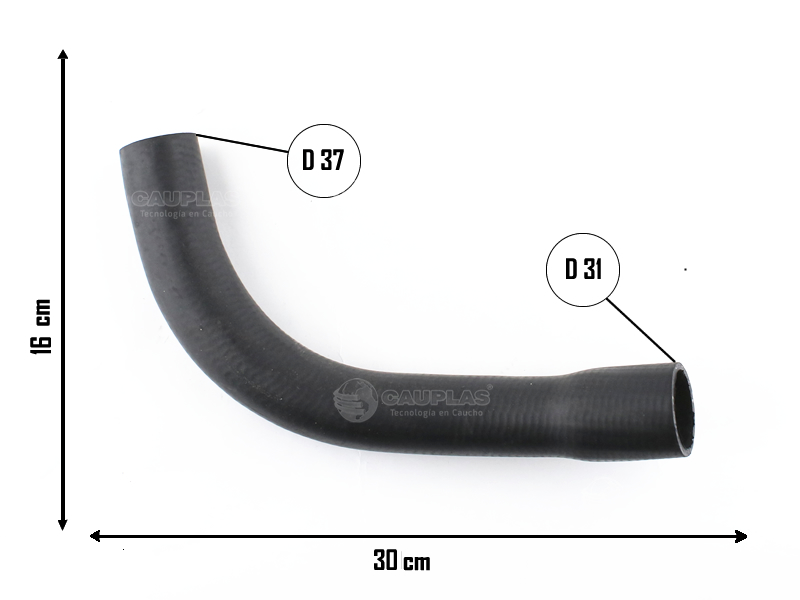 CAUPLAS MANGUERA RADIADOR SUPERIOR RENAULT TRAFIC I OEM:7700727551 =YACO 1134