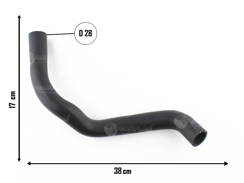 CAUPLAS MANGUERA RADIADOR SUPERIOR RENAULT TWINGO OEM:7700352331