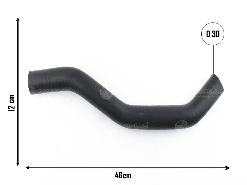 CAUPLAS MANGUERA RADIADOR A BOCA DE LLENADO RENAULT 12  =YACO 896