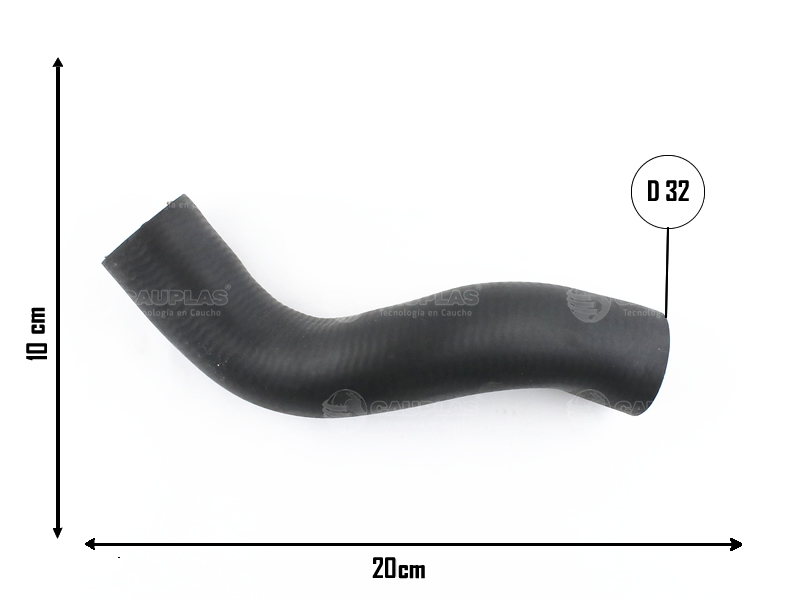 CAUPLAS MANGUERA RADIADOR INFERIOR FORD RANGER II FOCUS II