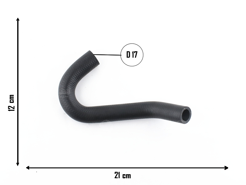 CAUPLAS MANGUERA RADIADOR INFERIOR FORD RANGER II OEM:5241945  =YACO 4380