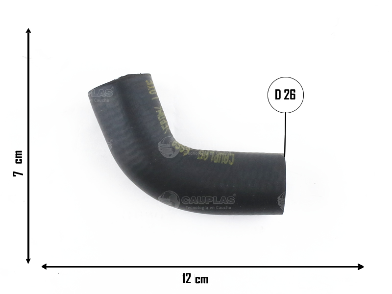 CAUPLAS MANGUERA RADIADOR INFERIOR RENAULT KWID OEM:215018278R