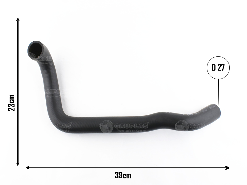 CAUPLAS MANGUERA RADIADOR INFERIOR RENAULT MEGANE II OEM:8200233967 =YACO 3601