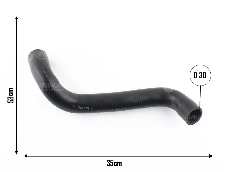 CAUPLAS MANGUERA RADIADOR INFERIOR RENAULT MEGANE II OEM:8200335756 =YACO 3602