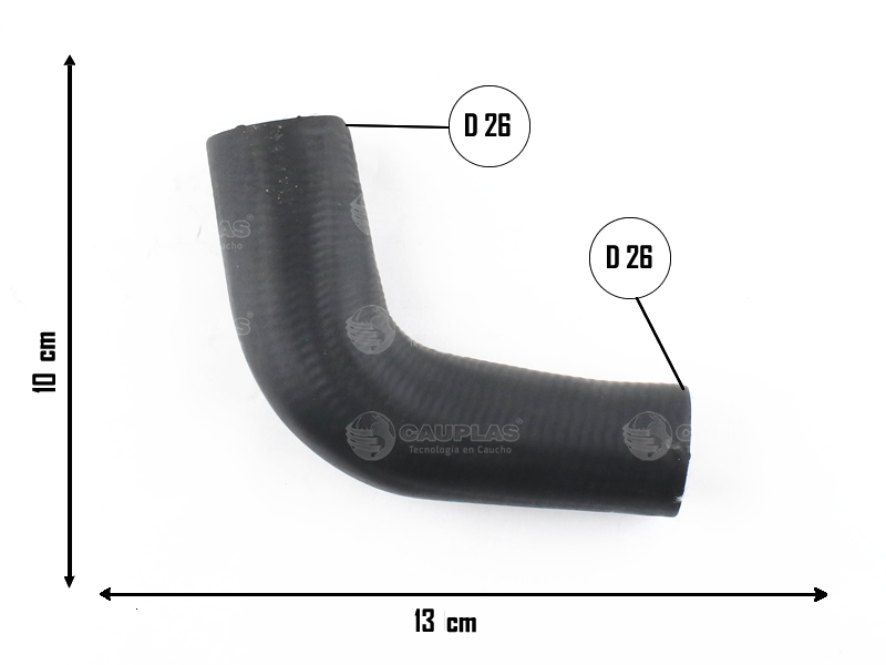 CAUPLAS MANGUERA RADIADOR INTERMEDIO FORD ESCORT