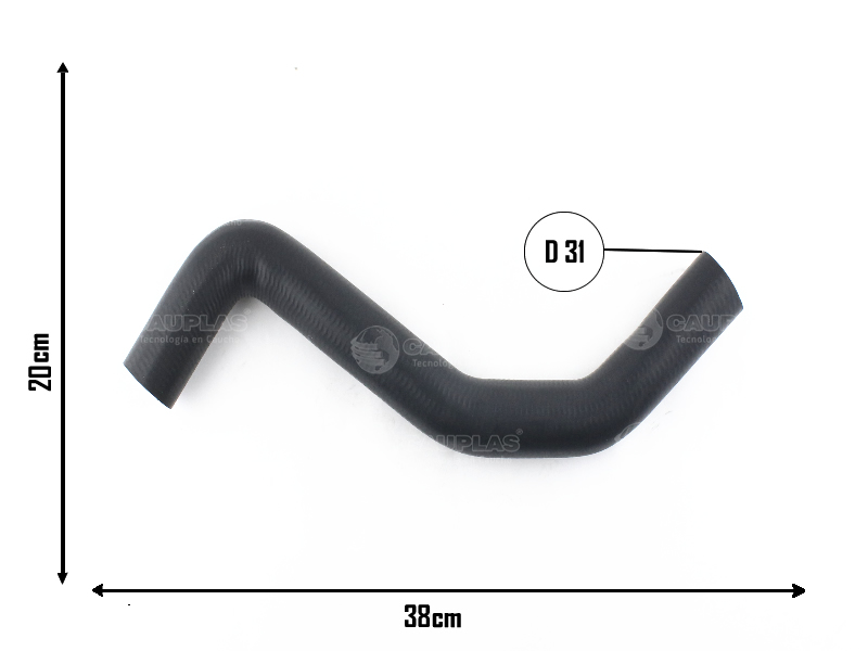 CAUPLAS MANGUERA RADIADOR SUPERIOR FORD ESCORT OEM:96AB8B274EA