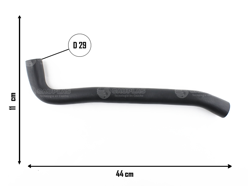 CAUPLAS MANGUERA RADIADOR SUP FORD FOCUS I OEM:3M5H8260MD =YACO 3887