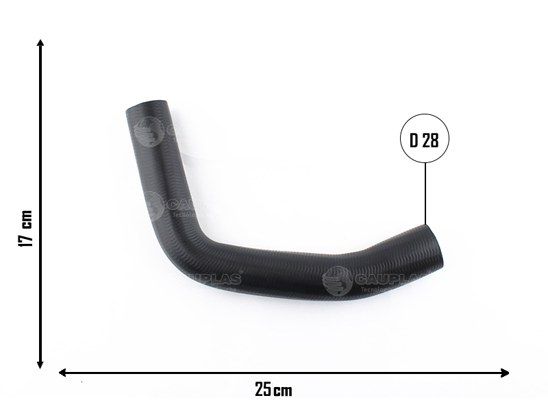 CAUPLAS MANGUERA RADIADOR SUPERIOR RENAULT CLIO I OEM:7700801061