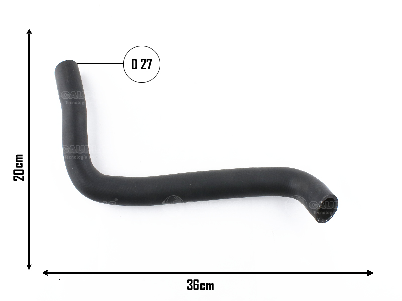 CAUPLAS MANGUERA RADIADOR SUP RENAULT LOGAN I SANDERO I OEM:6001548463 8200635609 =YACO 3762