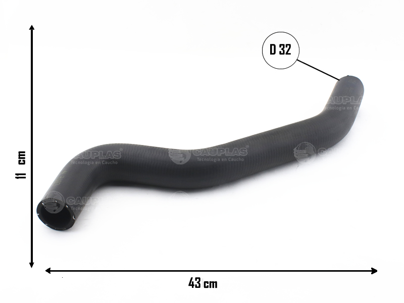 CAUPLAS MANGUERA RADIADOR SUPERIOR RENAULT MASTER I