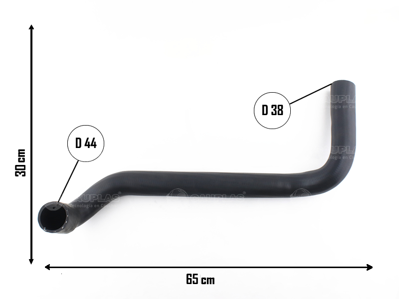 CAUPLAS MANGUERA RADIADOR SUPERIOR F-100 OEM:6C358B274AA =YACO 4446