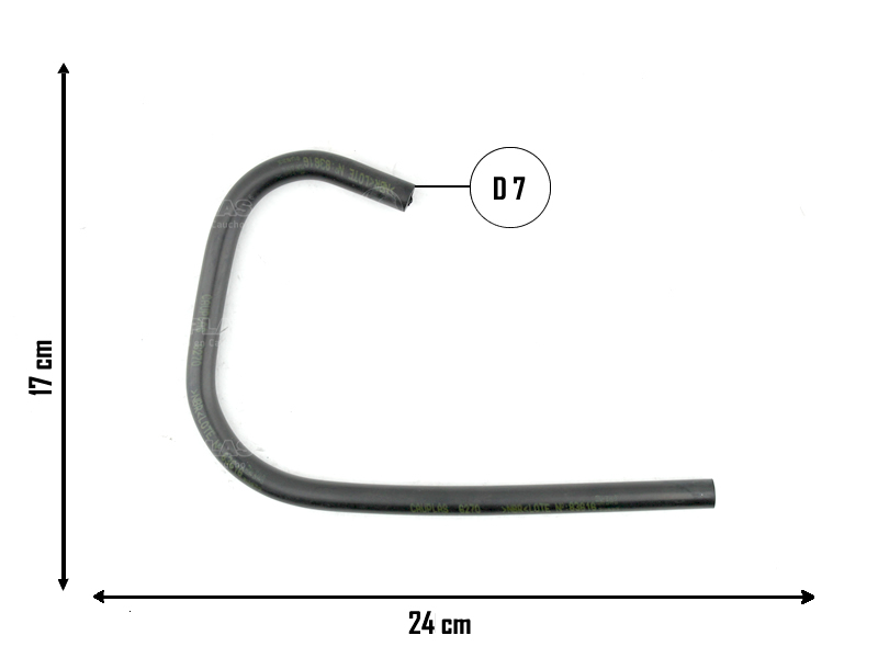 CAUPLAS MANGUERA DESCARGA DE GASES RENAULT 18 FUEGO OEM:7702088697 =YACO 517