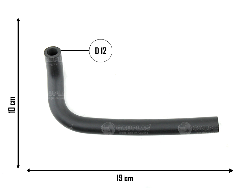CAUPLAS MANGUERA CIRCULACION DE AIRE RENAULT 18 OEM:7702086396 =YACO 847