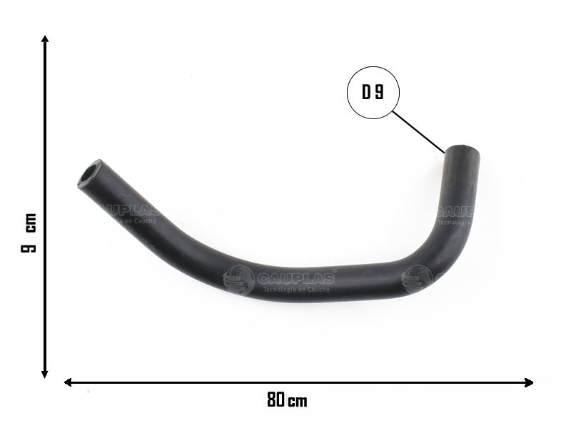 CAUPLAS MANGUERA DESCARGA DE GASES FORD SIERRA OEM:80HF6K609BA =YACO 1362