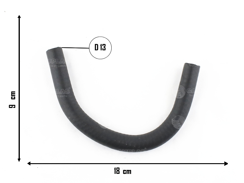 CAUPLAS MANGUERA VENTILACION CARTER SUP FORD TAUNUS OEM:74BR6A664A =YACO 125/129