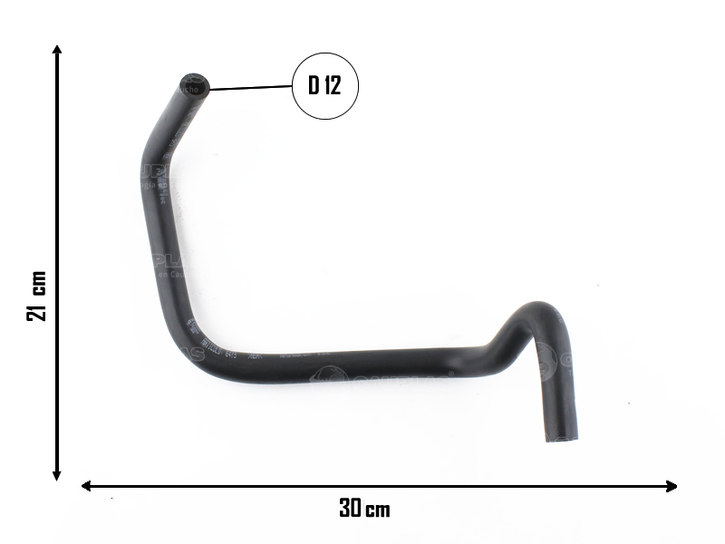 CAUPLAS MANGUERA DESCARGA DE GASES RENAULT 18 OEM:7700678477