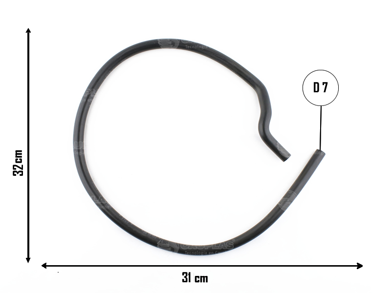 CAUPLAS MANGUERA COMBUSTIBLE RENAULT 19 OEM:7700744527