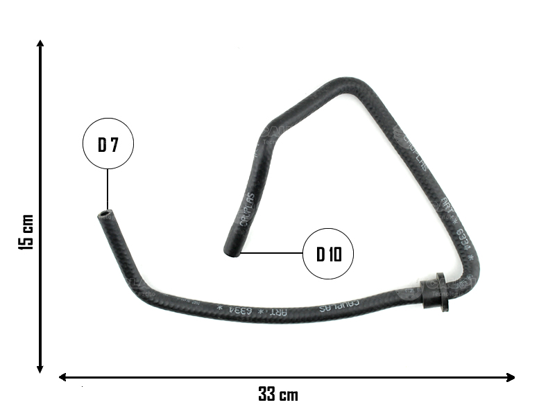 CAUPLAS MANGUERA DESCARGA DE GASES RENAULT TRAFIC I OEM:770031272