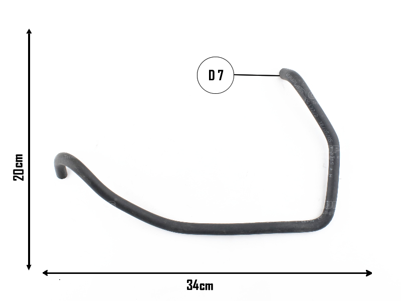 CAUPLAS MANGUERA COMBUSTIBLE FORD SIERRA OEM:85BR9324K =YACO 1103