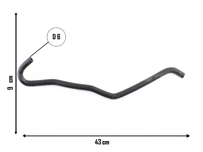 CAUPLAS MANGUERA COMBUSTIBLE FORD SIERRA  =YACO 1047