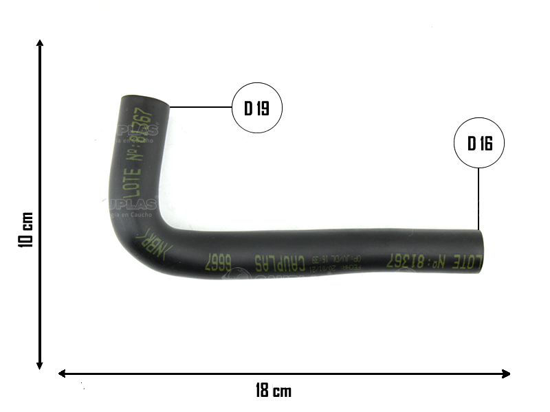 CAUPLAS MANGUERA RECUPERADOR DE ACEITE A MOTOR RENAULT MEGANE I OEM:7700861285