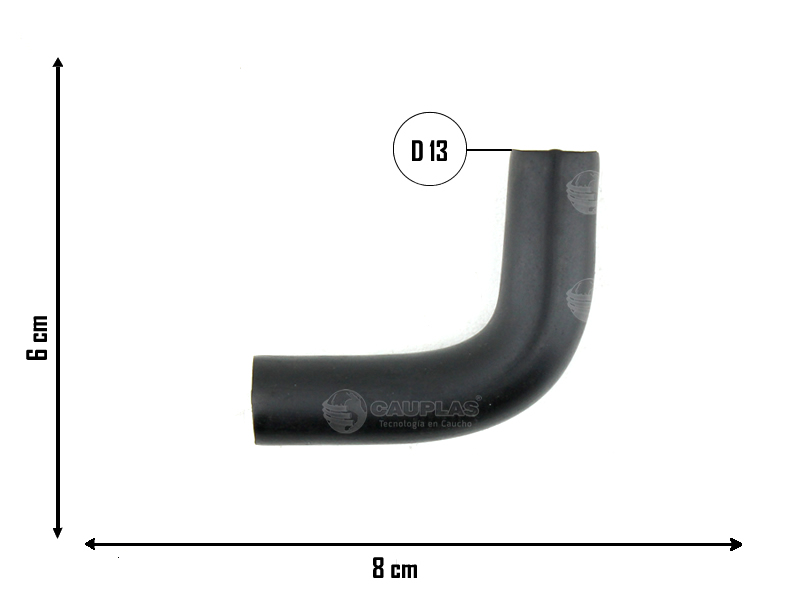 CAUPLAS MANGUERA DESCARGA DE GASES RENAULT FUEGO R18 OEM:7702086519