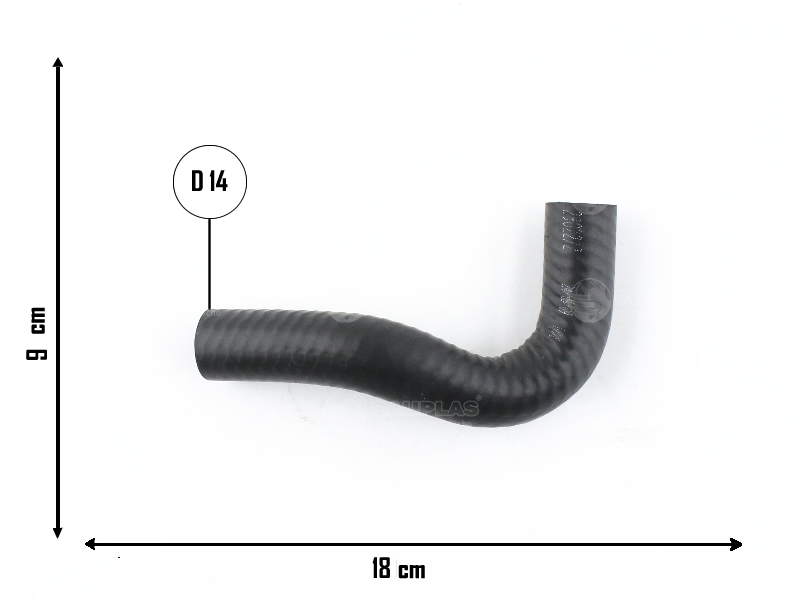 CAUPLAS MANGUERA REFRIGERACION DE BLOCK RENAULT MASTER I OEM:7701044896 =YACO 3840