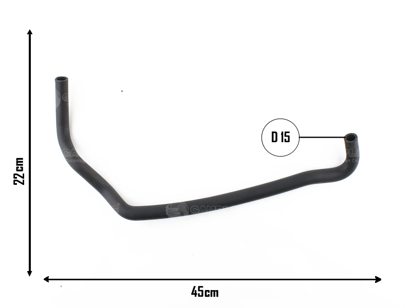 CAUPLAS MANGUERA REFRIGERACION FIAT FIORINO II OEM:46477737 =YACO 3071