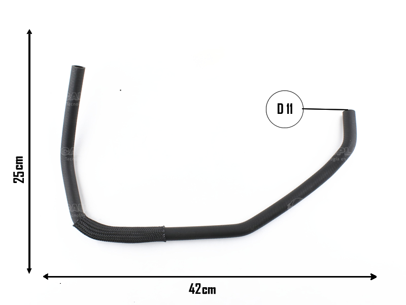 CAUPLAS MANGUERA VASO DE EXPANSION RENAULT LAGUNA I OEM:7700417220 =YACO 2504