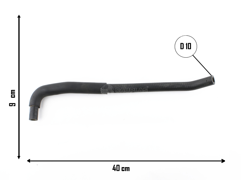 CAUPLAS MANGUERA VASO DE EXP A TUBO RIGIDO RENAULT LOGAN I SANDERO I OEM:6001548460 8200635639 =YACO 3811