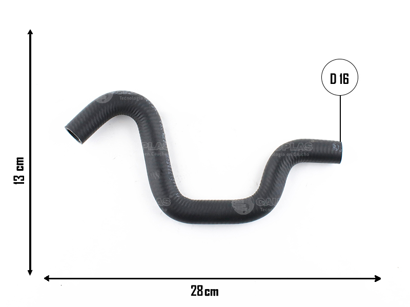 CAUPLAS MANGUERA CALEFACTOR SALIDA RENAULT FLUENCE MEGANE III  =YACO 4146