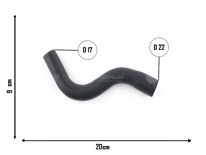 CAUPLAS MANGUERA CALEFACTOR RENAULT MEGANE I