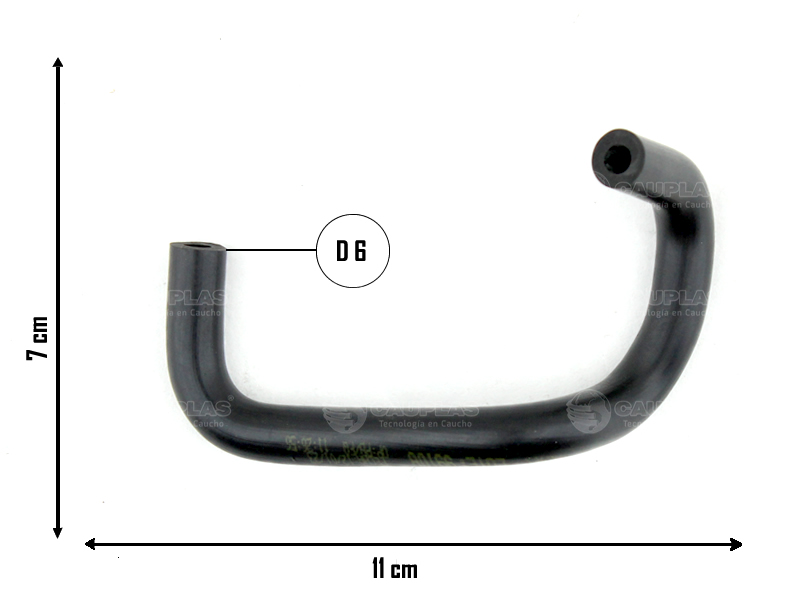 CAUPLAS MANGUERA CIRCULACION DE AIRE RENAULT CLIO I/II KANGOO TWINGO OEM:7700867120