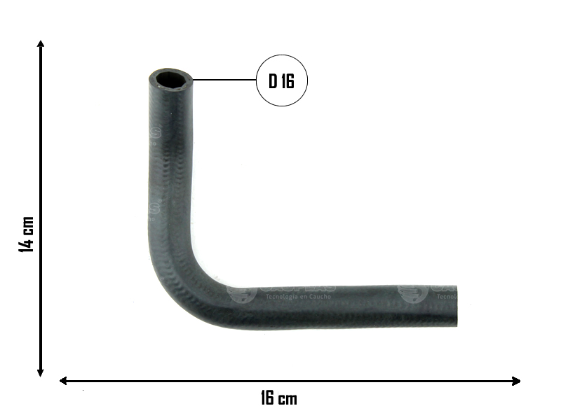 CAUPLAS MANGUERA RETORNO DIRECC HIDR RENAULT LAGUNA I OEM:7700433751