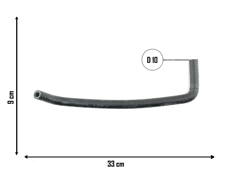 CAUPLAS MANGUERA RETORNO DIRECC HIDR RENAULT LAGUNA I OEM:7700824548