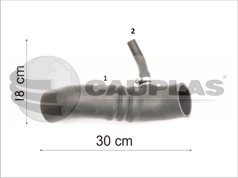 CAUPLAS MANGUERA CIRCULACION DE AIRE FORD RANGER I  =YACO 2634