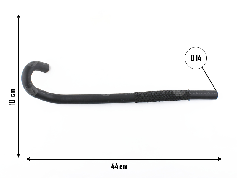 CAUPLAS MANGUERA RETORNO AGUA CALEFACTOR FIAT DUCATO I OEM:1321180080 =YACO 4065