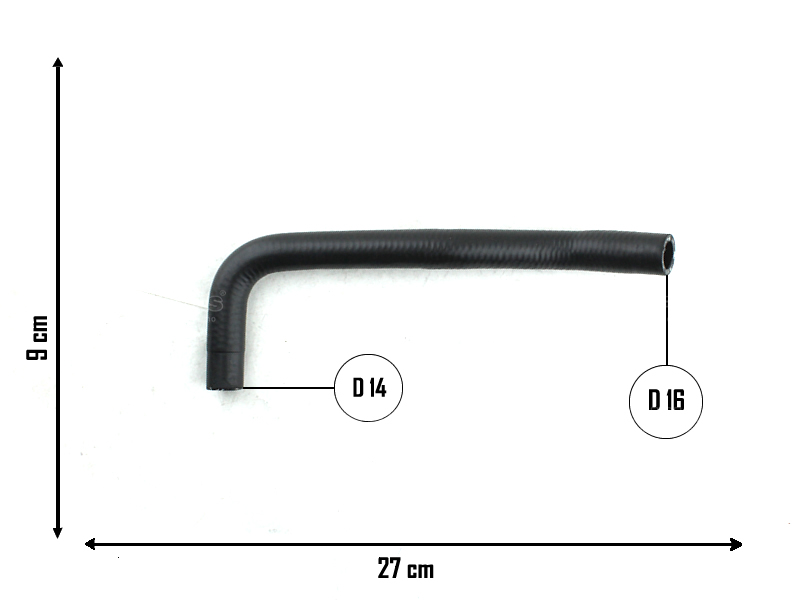 CAUPLAS MANGUERA CALEFACCION FIAT PALIO I OEM:46736280
