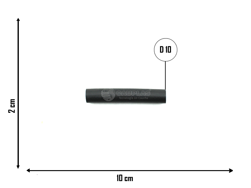 CAUPLAS MANGUERA CIRCULACION DE AIRE R12 R18  =YACO 109