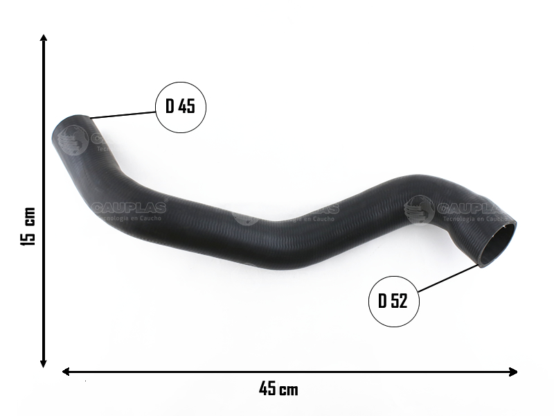 CAUPLAS MANGUERA CIRCULACION DE AIRE RENAULT MEGANE I SCENIC I  =YACO 3252
