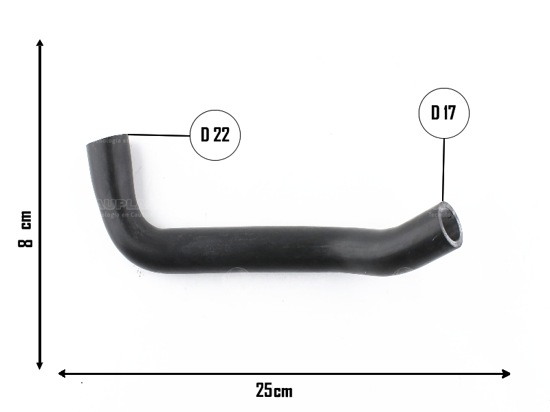 CAUPLAS MANGUERA SEPARADOR ACEITE FORD FOCUS II MONDEO OEM:4M5Q6A804AC =YACO 3908