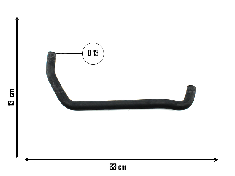 CAUPLAS MANGUERA TERMOSTATO A MULTIPLE DE ADM RENAULT 18 FUEGO TRAFIC I OEM:7700639069 7700658700 =YACO 2603