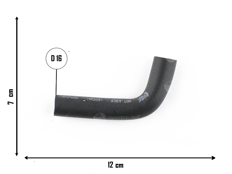 CAUPLAS MANGUERA REFRIGERACION CITROEN JUMPER I FIAT DUCATO I/II PEUG BOXER I/II  OEM:98470606 =YACO 2699