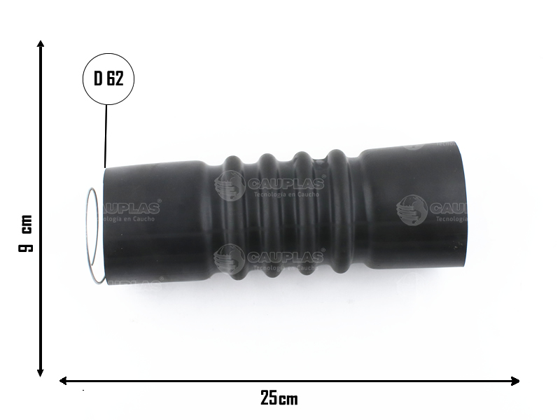 CAUPLAS MANGUERA TOMA DE AIRE FORD TAUNUS OEM:74BR9Y504A =YACO 809