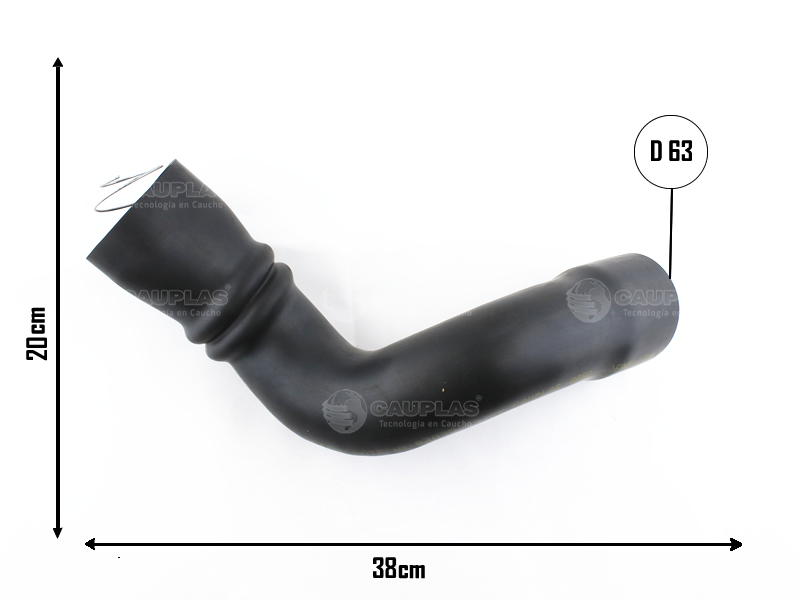 CAUPLAS MANGUERA TOMA DE AIRE RENAULT 19 OEM:7700740015 =YACO 3607