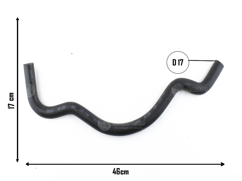 CAUPLAS MANGUERA LUBRICACION FIAT SIENA II PALIO II OEM:46736129 =YACO 3136